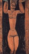Amedeo Modigliani Caryatide Spain oil painting artist